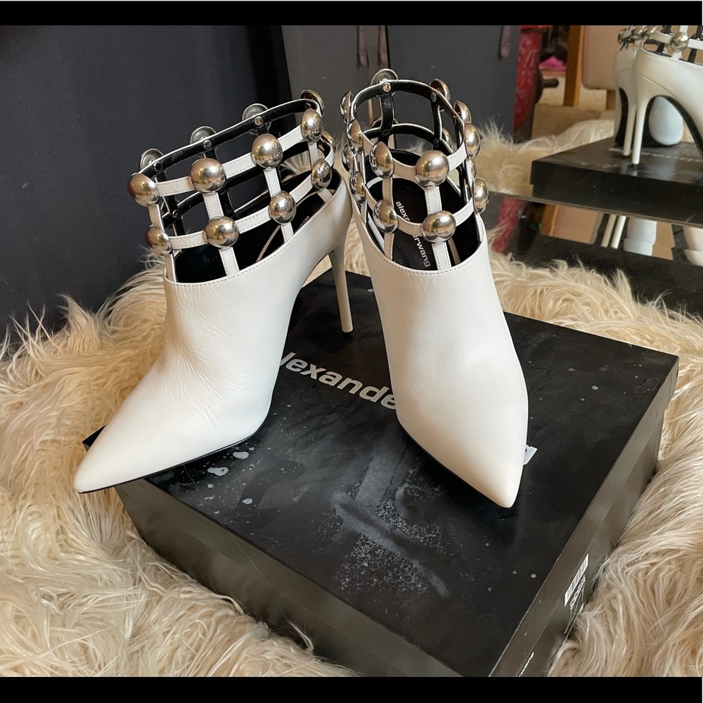 Alexander Wang Tina Calf White